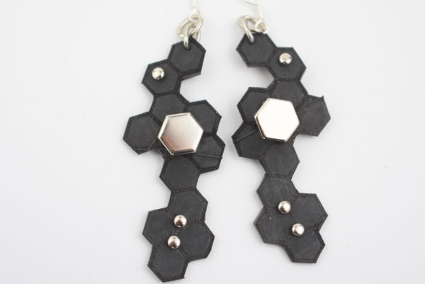 Hexagon Earrings - Image 4