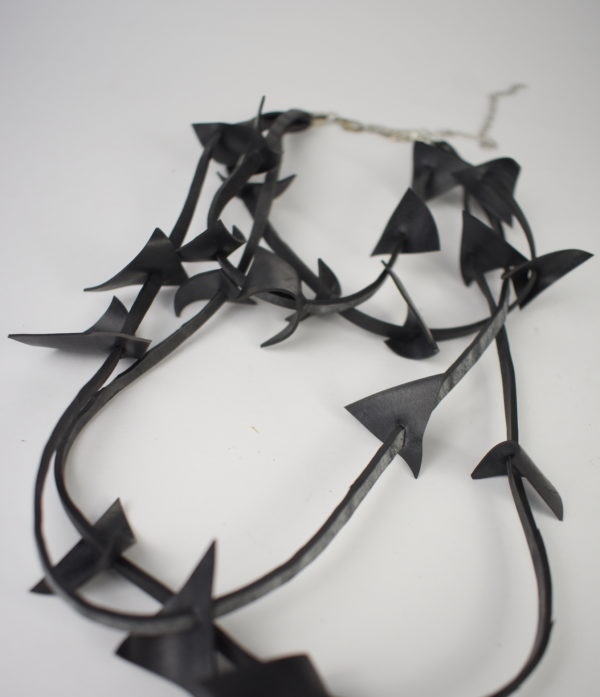 Triangle on Wire Necklace - Image 4