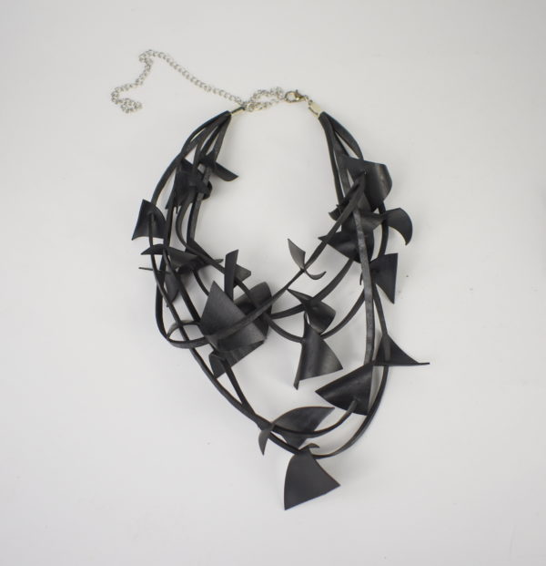 Triangle on Wire Necklace - Image 7