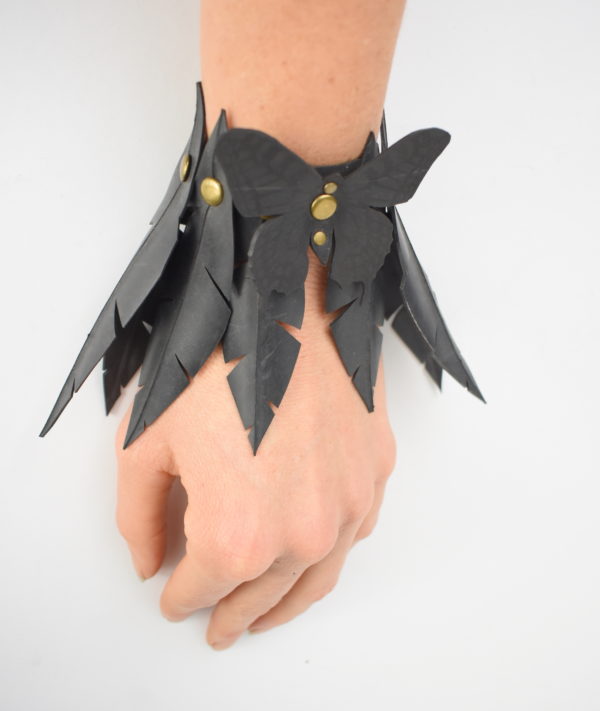 Butterfly in Leaves Bracelet - Image 3