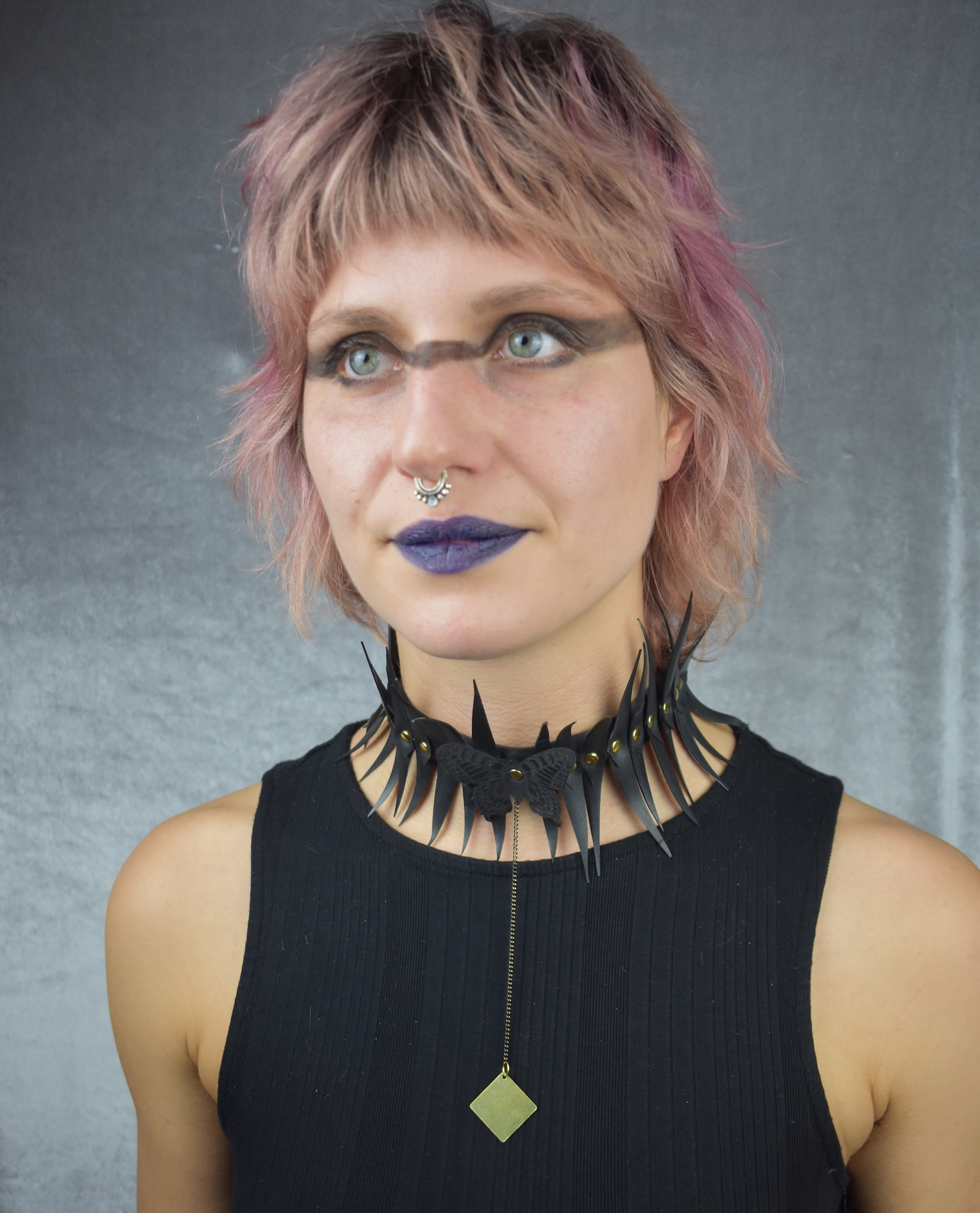 Innertube Gothic BerlinWinter Choker Butterfly