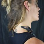 Birds on wire necklace